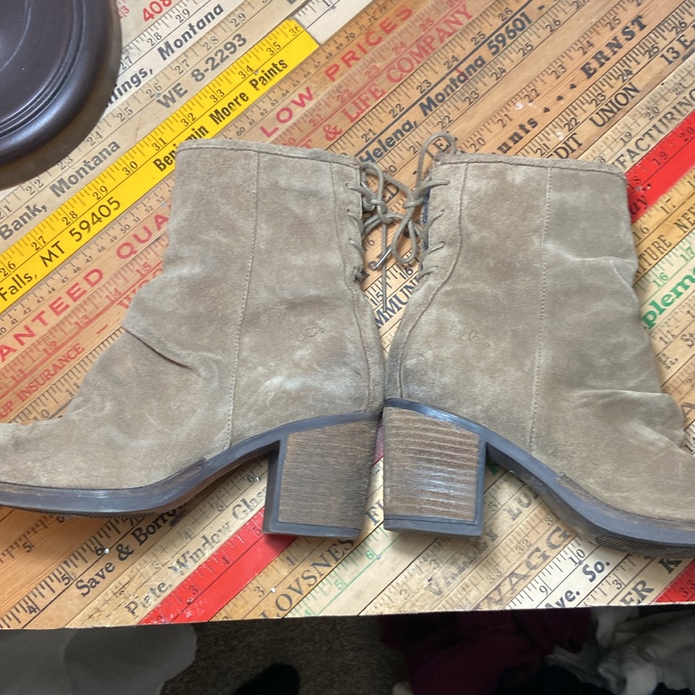 Bos & Co taupe booties - Picture 9 of 9